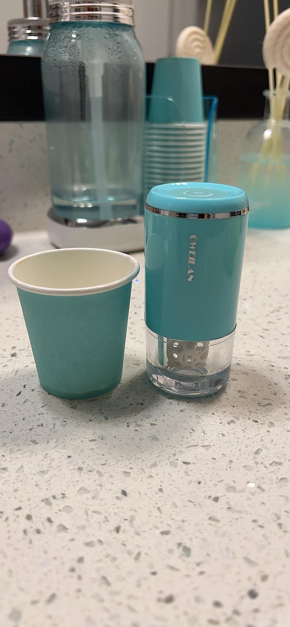 Contact Lens Cleaner, Portable Soft Contact Lens Cleaning Machine with USB Charger, Automatic Vibration Contact Lenses Cleaner Case for Traveling (White) customer photo 1