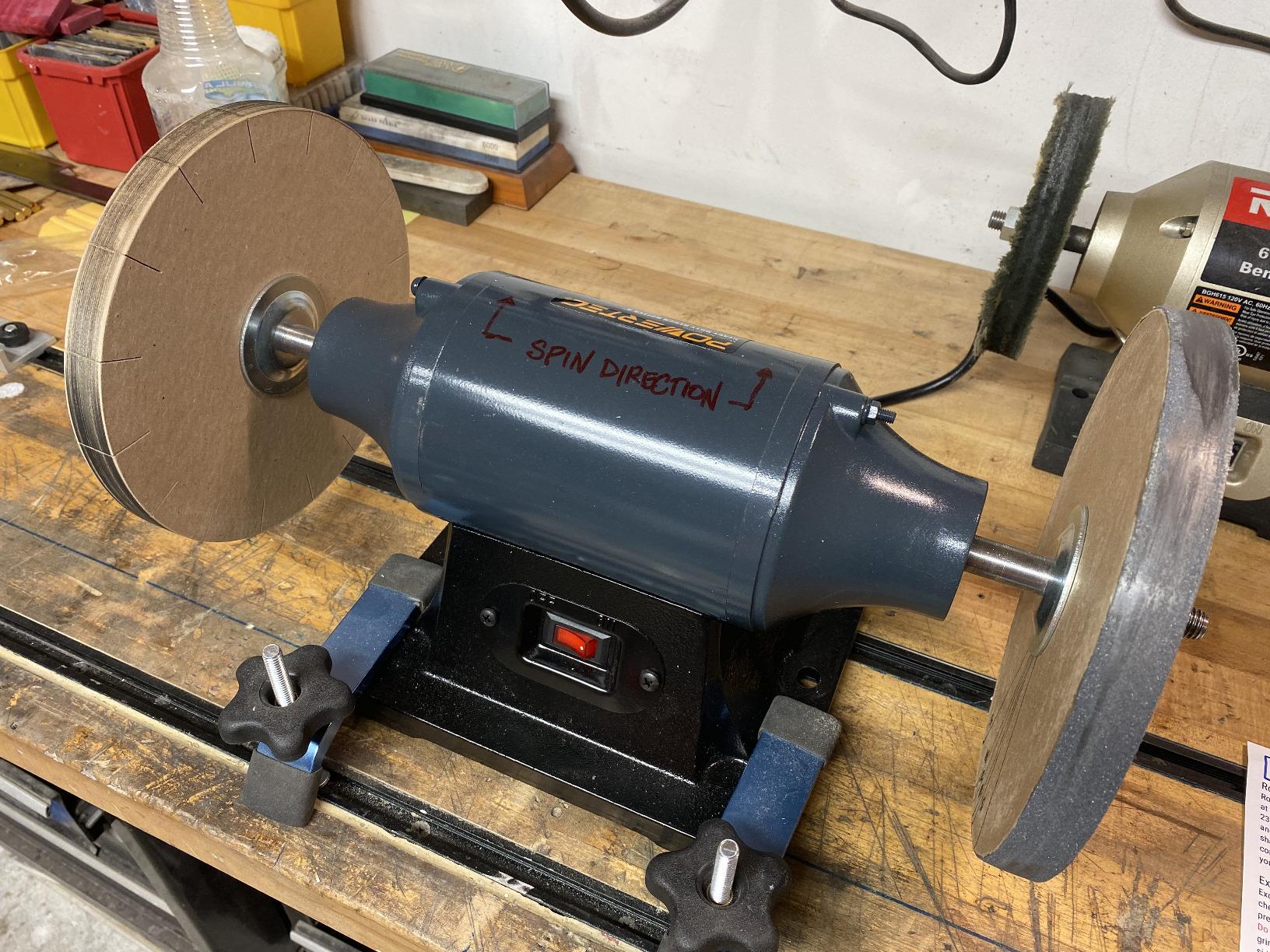POWERTEC Bench Buffer BF800C 8