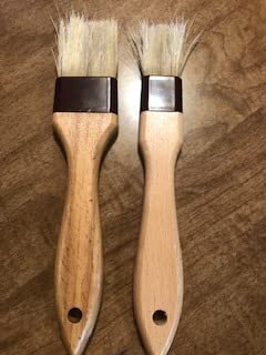Pastry Brush-Basting Brush for Cooking, 2 Pc Boar Bristles Food Brush for BBQ, Beech Wooden Handle Butter Brush for Baking/Spreading Marinade/Sauce/Oil/Egg/Kitchen Brushes for Cooking customer photo 1