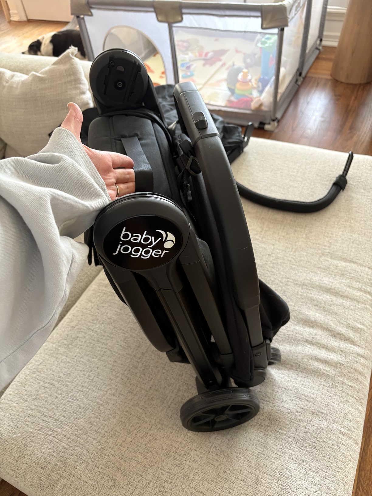 Baby Jogger City Tour 2 Travel Stroller, Lightweight Foldable Ultra-Compact Stroller, Includes Belly Bar, Leatherette Handlebar, Premium Fabric, Amazon Exclusive Pike Fashion customer photo 1