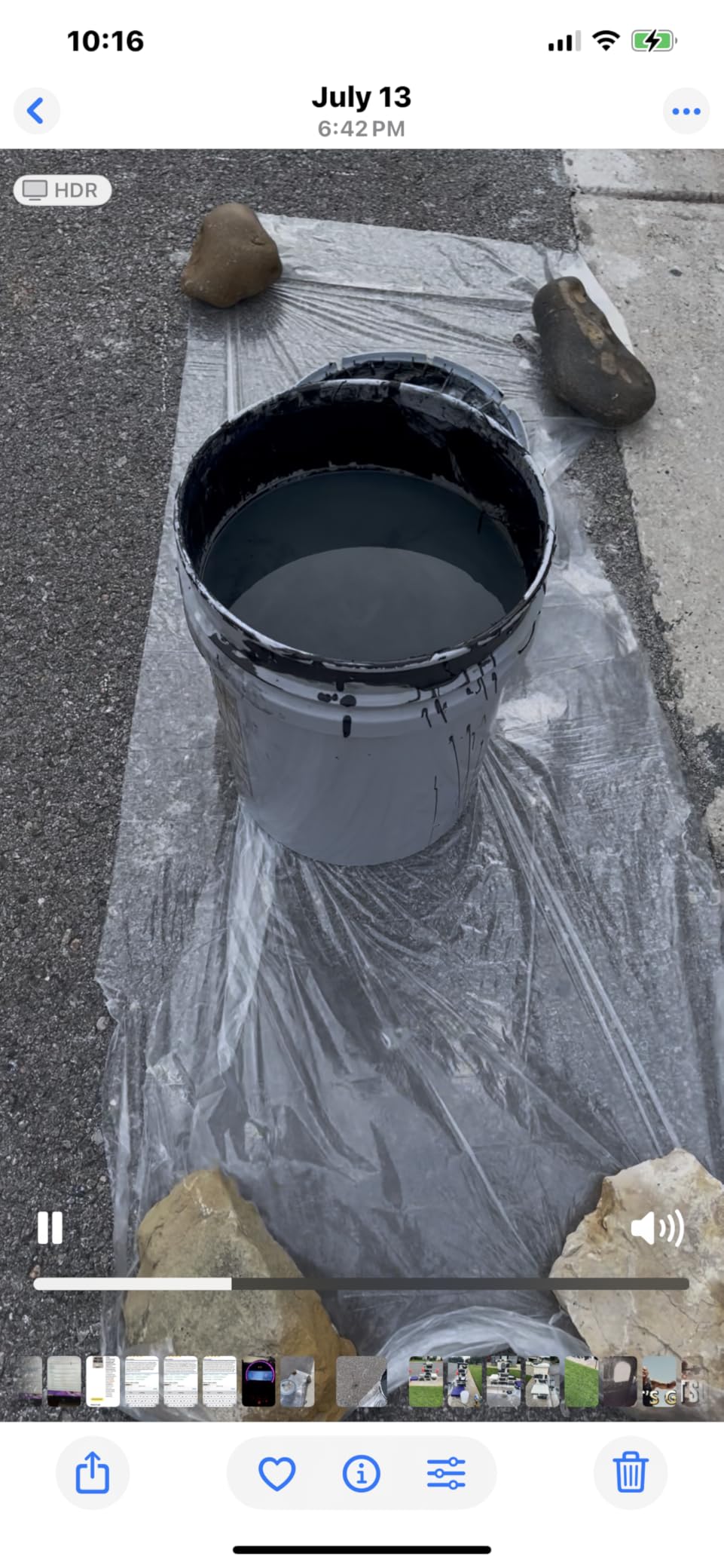 Edward Tools 5 Gallon Paint Mixer Drill Attachment - Quick Mix No Splash - Heavy Duty Plastic Mixer Head customer photo 2