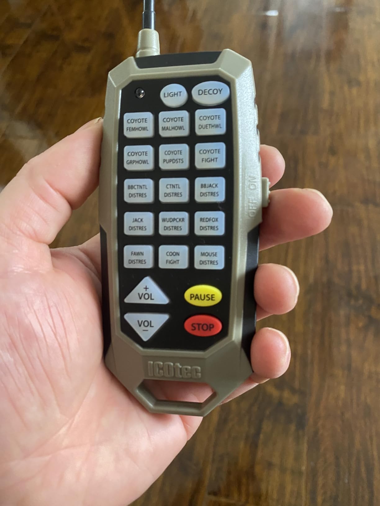 Icotec 300+ Predator Call - Great for Coyote Hunting, Fox Hunting, and All Predator Hunting. 300-yard Remote Range customer photo 1