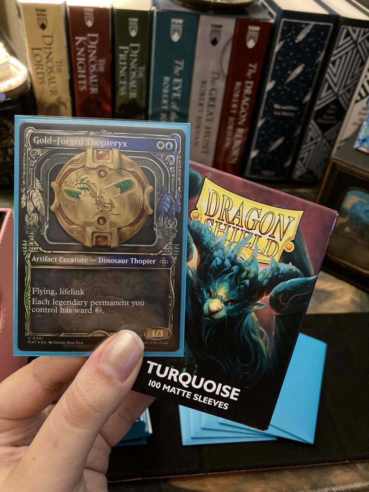 Dragon Shield Standard Size Card Matte Sleeves | 100 CT - Smooth & Tough Premium TCG Sleeves | Compatible with Pokemon, Flesh & Blood, One Piece & Magic the Gathering | Midnight Blue customer photo 1