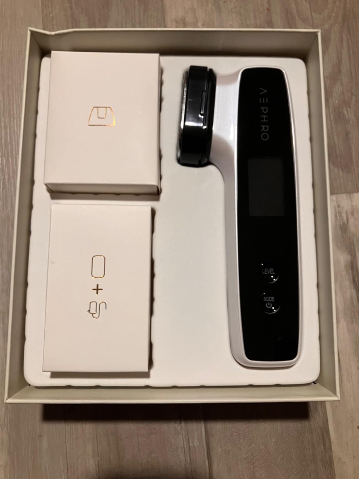 Radio Frequency Skin Tightening Machine, 6-in-1 Rechargeable Anti-Aging Skin Care Microcurrent Facial Device, Red Light, Wrinkle Remove, Rejuvenation, Skin-Firming, Coal Black and Pearl White customer photo 2