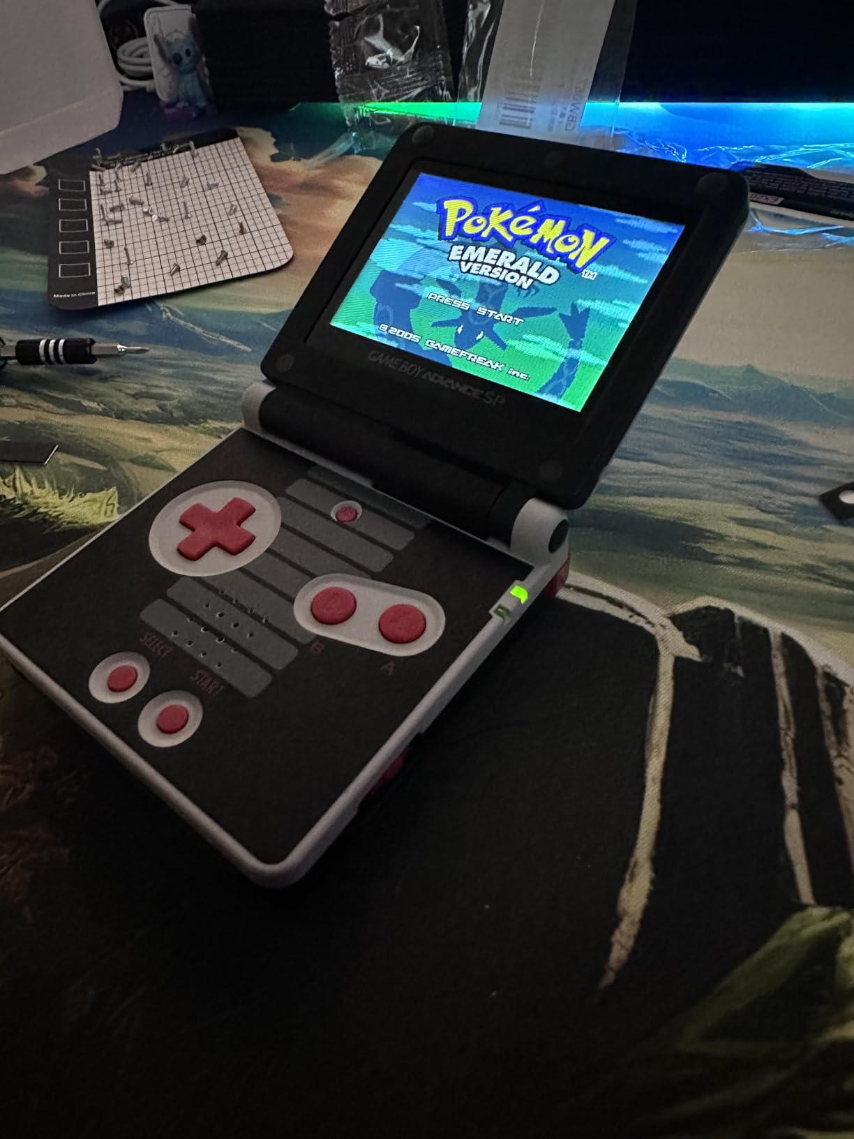 Game Boy Advance SP Drop-In 3.0 IPS Backlight LCD Mod Kit For AGS 001 & 101 customer photo 2