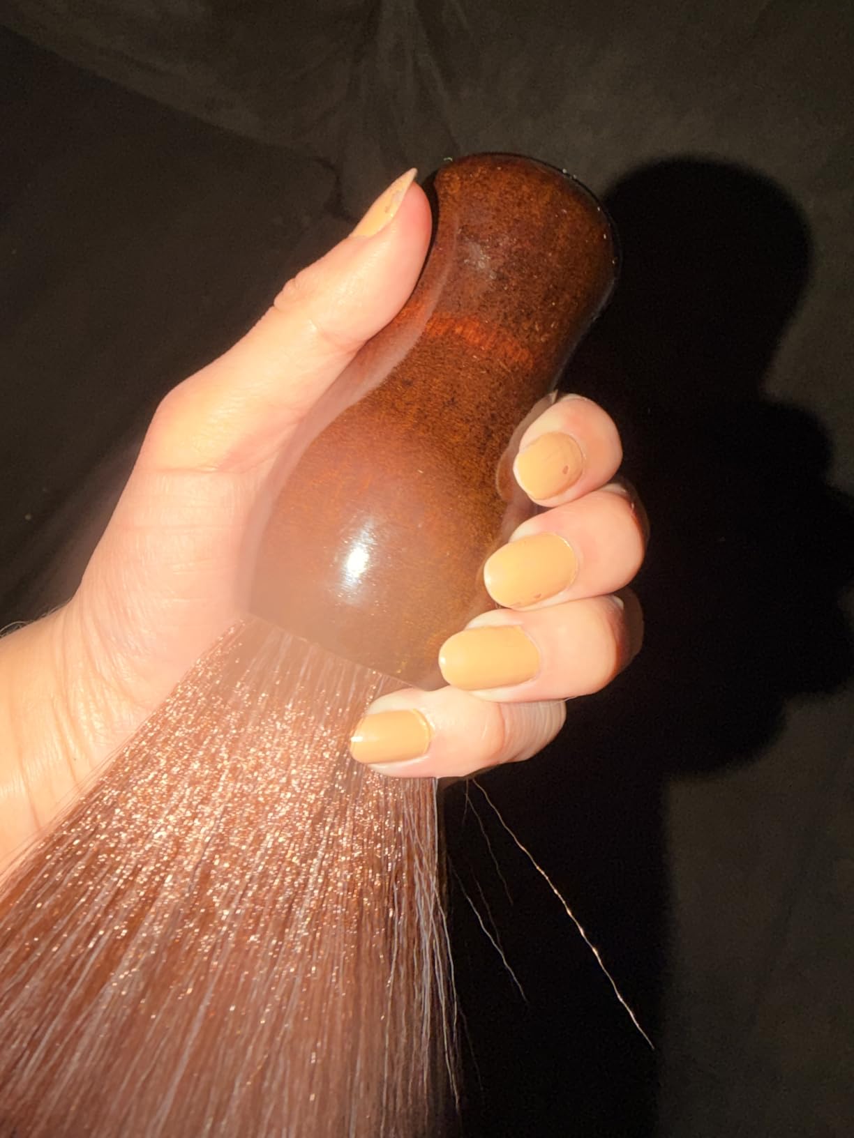XQ XIAO QIAO Vinyl Record Cleaning Brush - Anti Static Dust Wooden Vinyl Cleaner Brush - Record Player Accessories customer photo 2