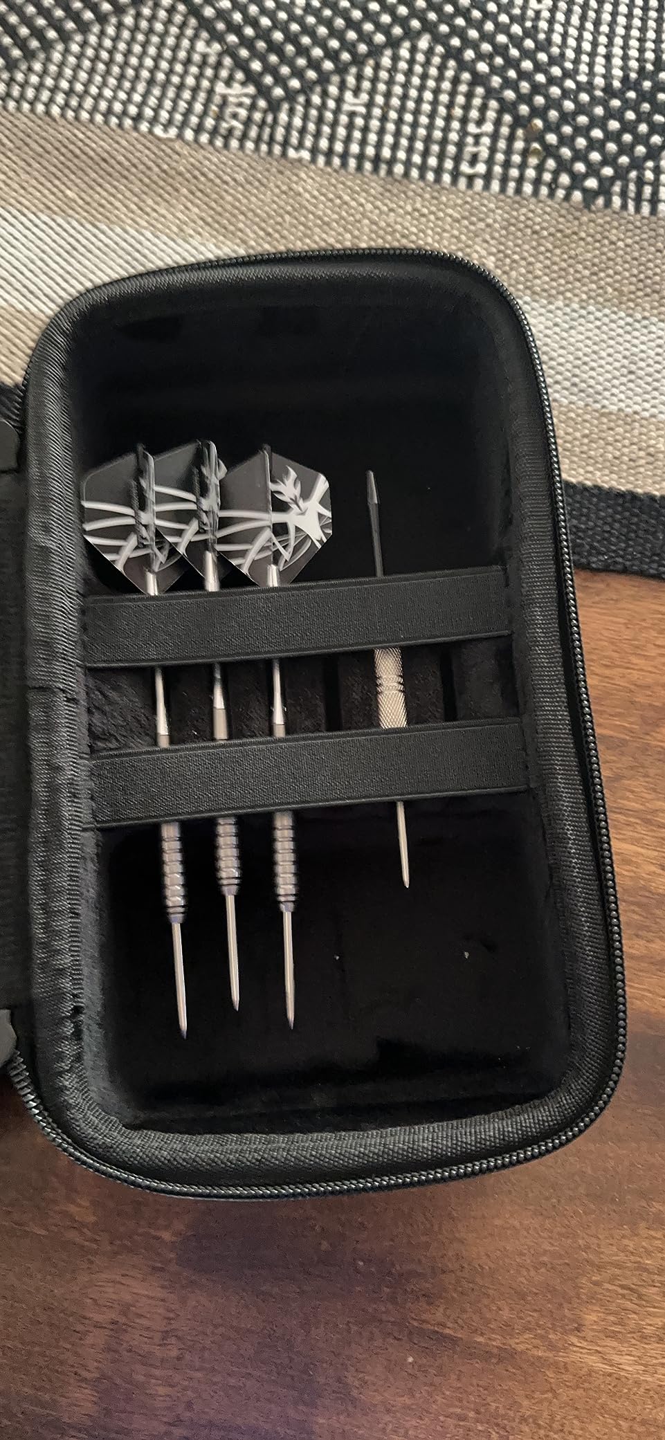 co2CREA Hard Case Compatible with Steel Tip or Soft Tip Darts, Holds 12 Darts and Extra Accessories, Built-In Storage Tubes and Pockets for Flights, Tips, Shafts customer photo 3