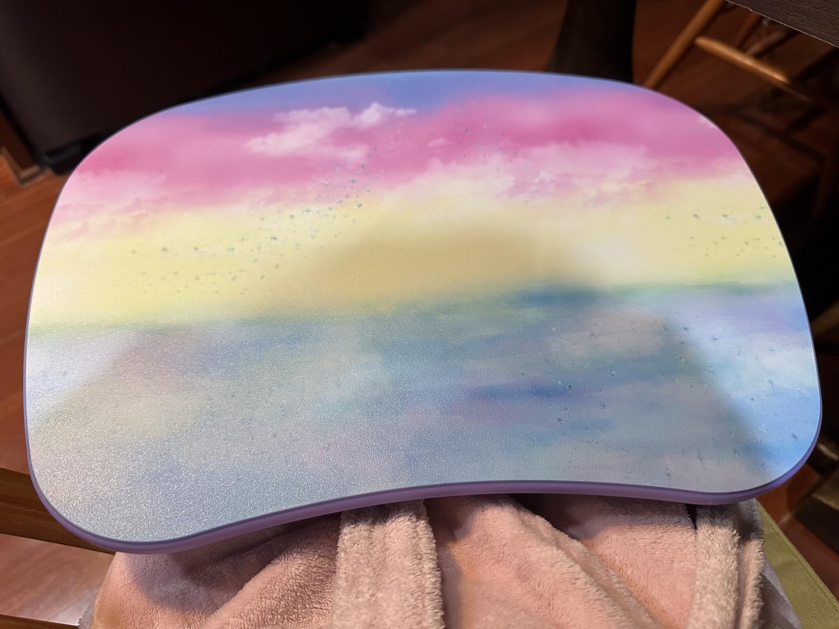 LAPGEAR MyStyle Portable Lap Desk with Cushion - Mandala - Fits up to 15.6 Inch Laptops customer photo 1