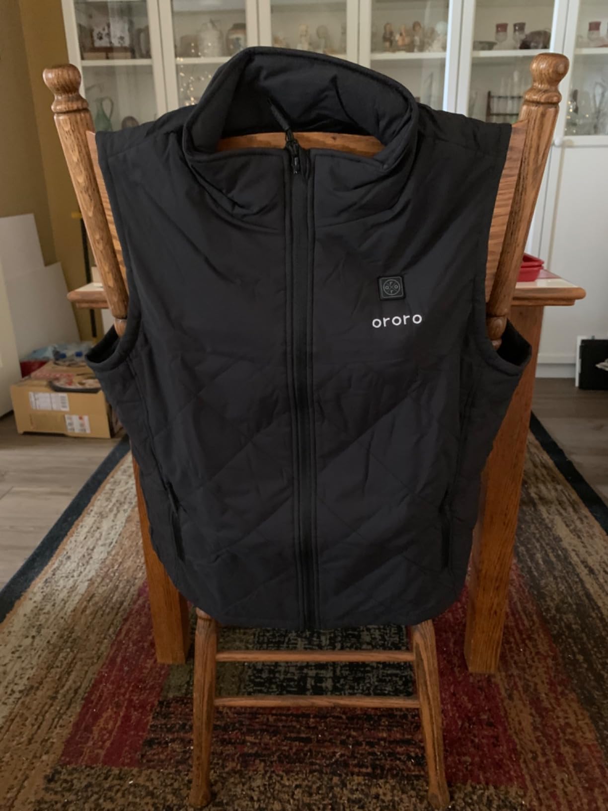Men's Heated Quilted Vest with Heated Collar, Lightweight Quilted Heating Vest with USB-C Rechargeable Battery customer photo 1