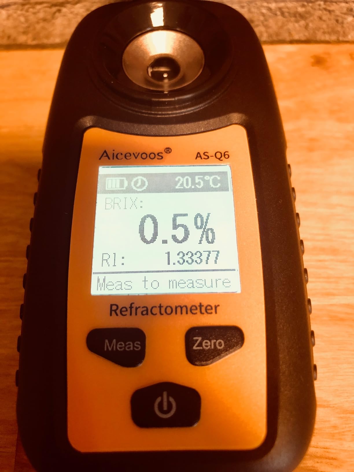 Digital Sugar Brix Refractometer brix Meter Automatic Temperature Compensation Range 0-35%, ±0.2% Precision, Perfect for Fruits, Juices, Vegetables, Drinks and Coffee customer photo 1