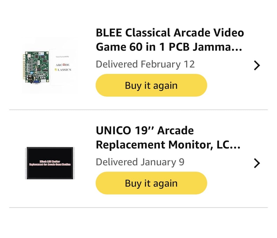 UNICO 19 inch Arcade Replacement Monitor, LCD Gaming Screen for HDMI/VGA/CG/EGA Retro Game Arcade customer photo 1