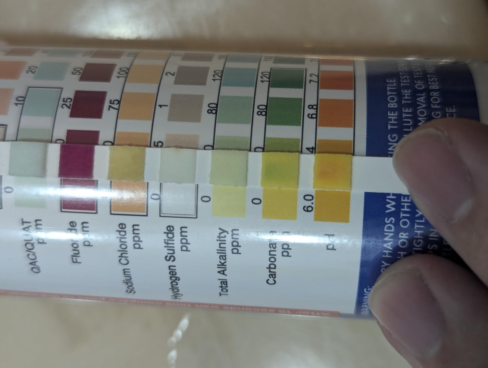 All-New 20 in 1 Drinking Water Testing Kit 120 Strips, Home Tap and Well Water Test Kit for Hardness, Lead, Iron, Copper, Chlorine, Fluoride customer photo 2