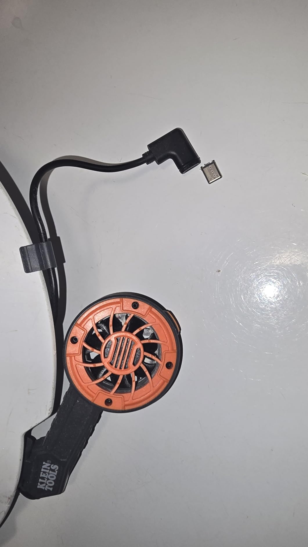Klein Tools 60523 Dual Cooling Fan for Hard Hats and Safety Helmets, Lightweight, USB-C Rechargeable Fan customer photo 2