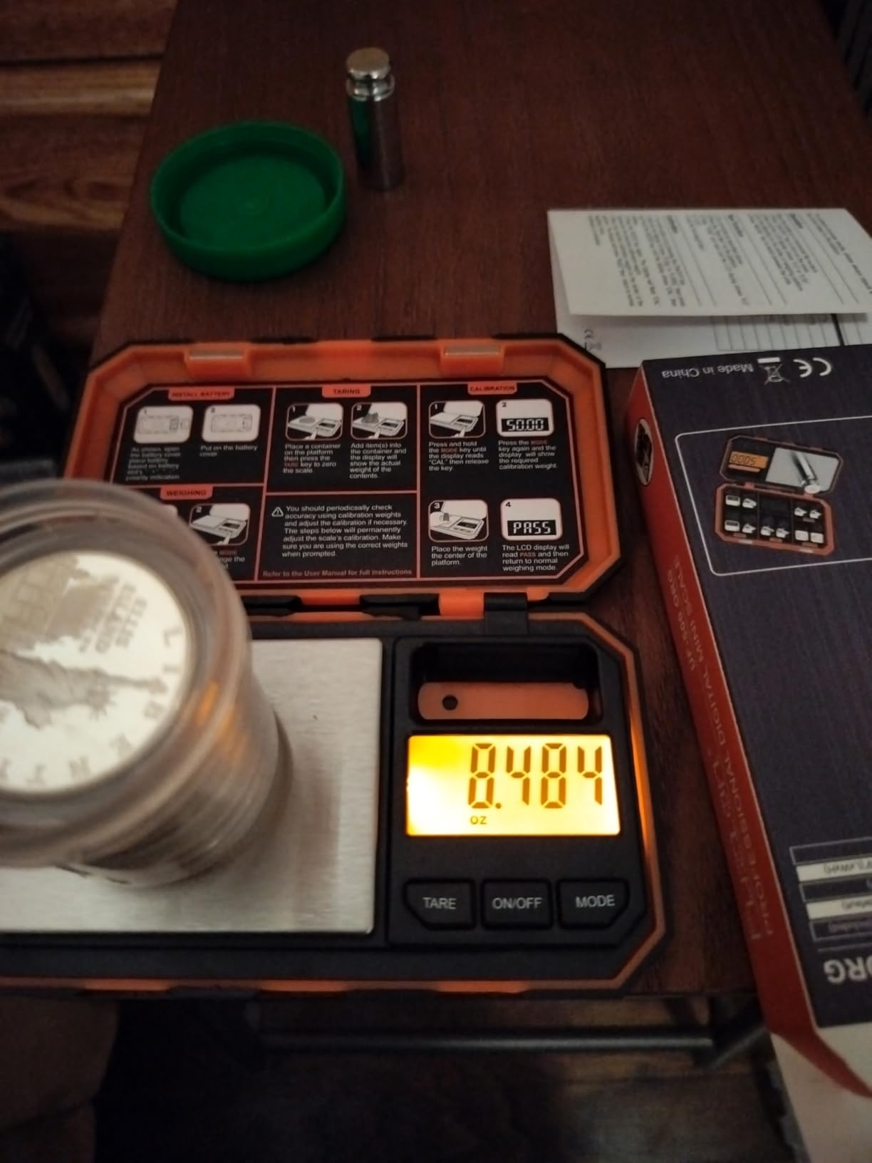 Fuzion Digital Pocket Scale, 500g x 0.01g Gram Scale, Mini Scale 6 Units Jewelry Scale with LCD Display, Tare Function for Food, Jewelry, Coin, Coffee customer photo 1