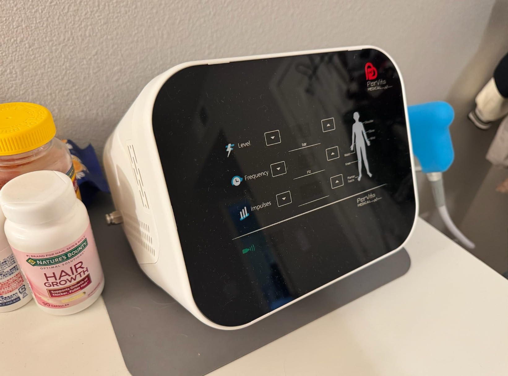 PerVita Medical Shockwave Therapy Machine Extracorporeal Shock Wave Therapy Machine Joint and Muscle Pain Relief On-The-Go Painless Non-Invasive No Side Effects PSP10 customer photo 2