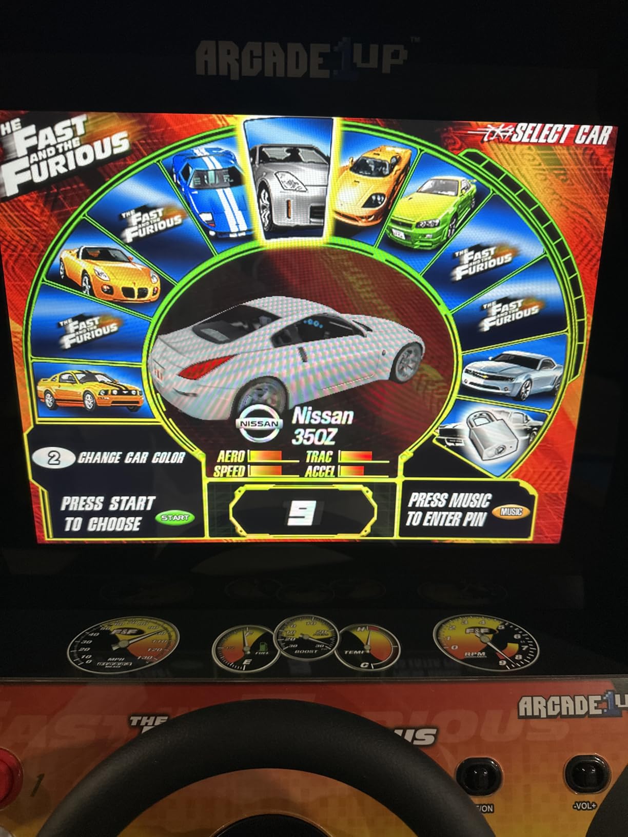 ARCADE1UP The Fast & The Furious Deluxe Arcade Game for Your Home, with 5-Foot-Tall Stand-up Cabinet, 2 Classic Games, and 17-inch LCD Screen customer photo 1