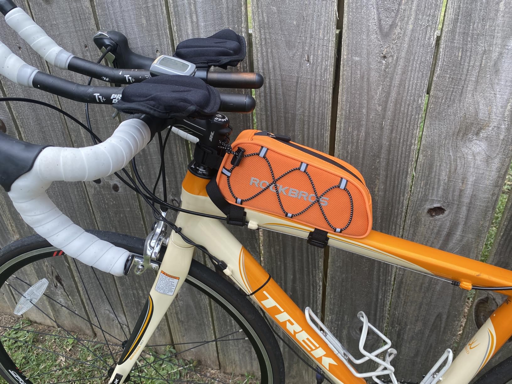 ROCKBROS Top Tube Bike Bag Bicycle Top Tube Bag Front Frame Bag Cycling Accessories Bike Pouch Lightweight Portable New Mounting System customer photo 2