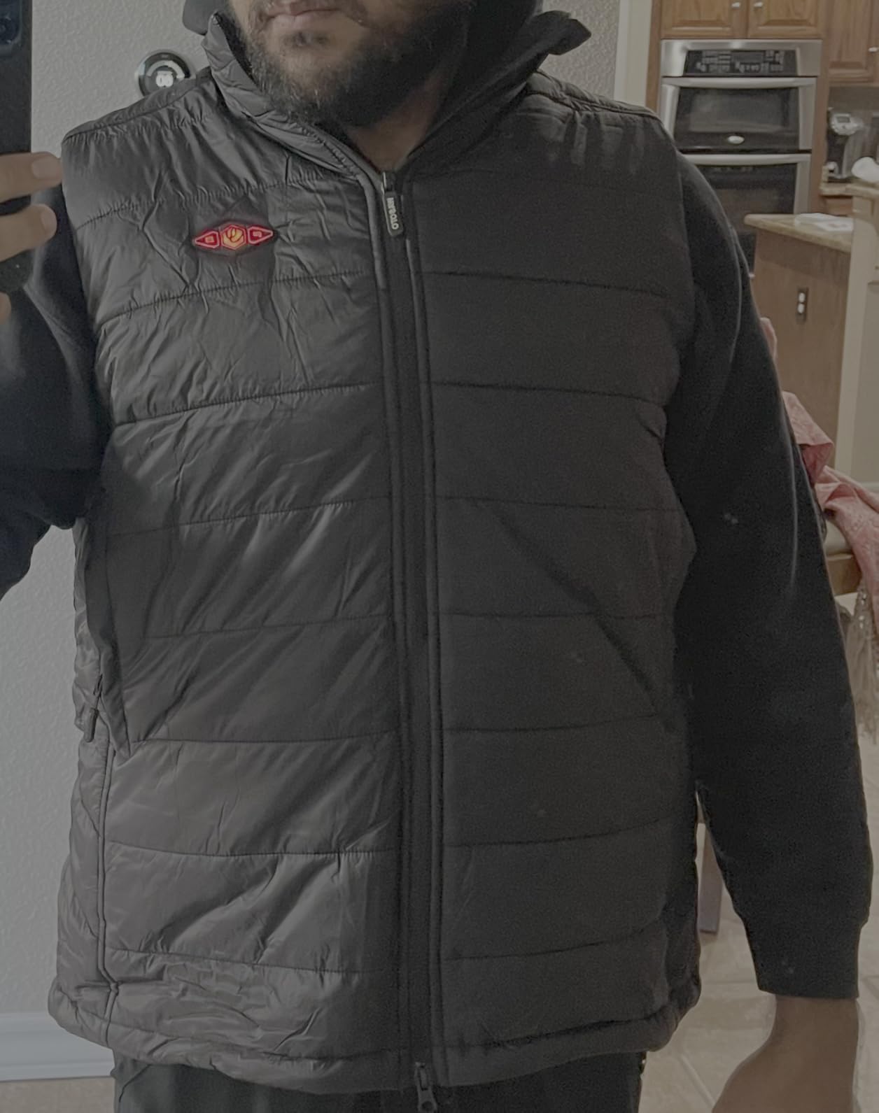 Heated Vest for Men with 9V 16000mAh Battery Pack Charger Lightweight for Cycling Glof Hunting customer photo 2