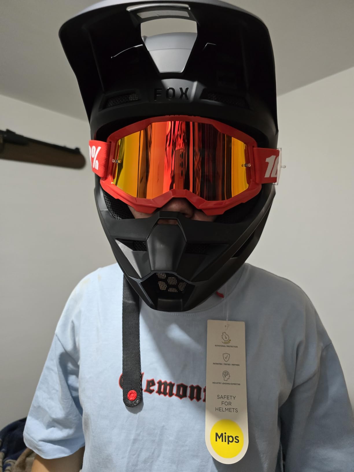 100% Strata 2 Goggles - Sports Goggles for Motocross & Mountain Biking - Eyewear for Bike Riders - Motocross Eyewear for Men customer photo 1