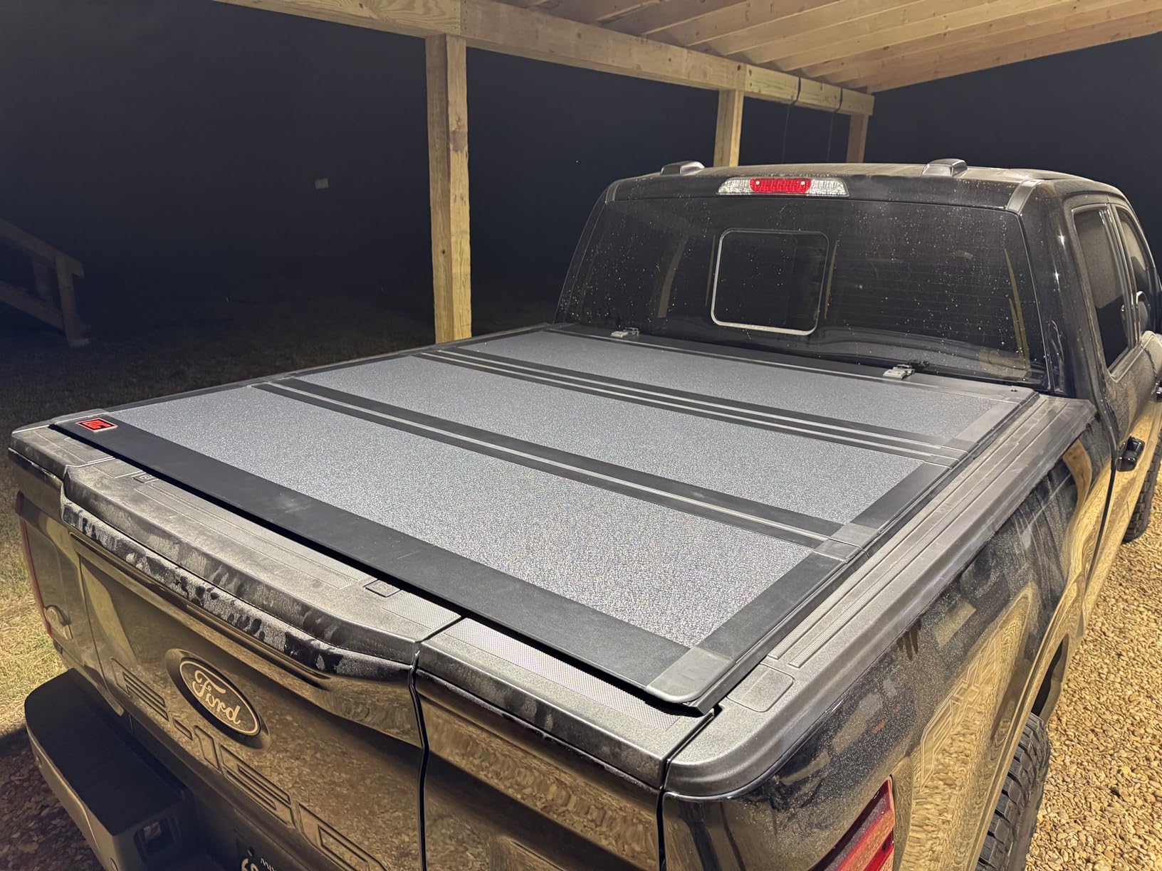 Rough Country Hard Tri-Fold Truck Bed Tonneau Cover - Ford F-150 (2021-26), Lightning (2022-26) customer photo 1