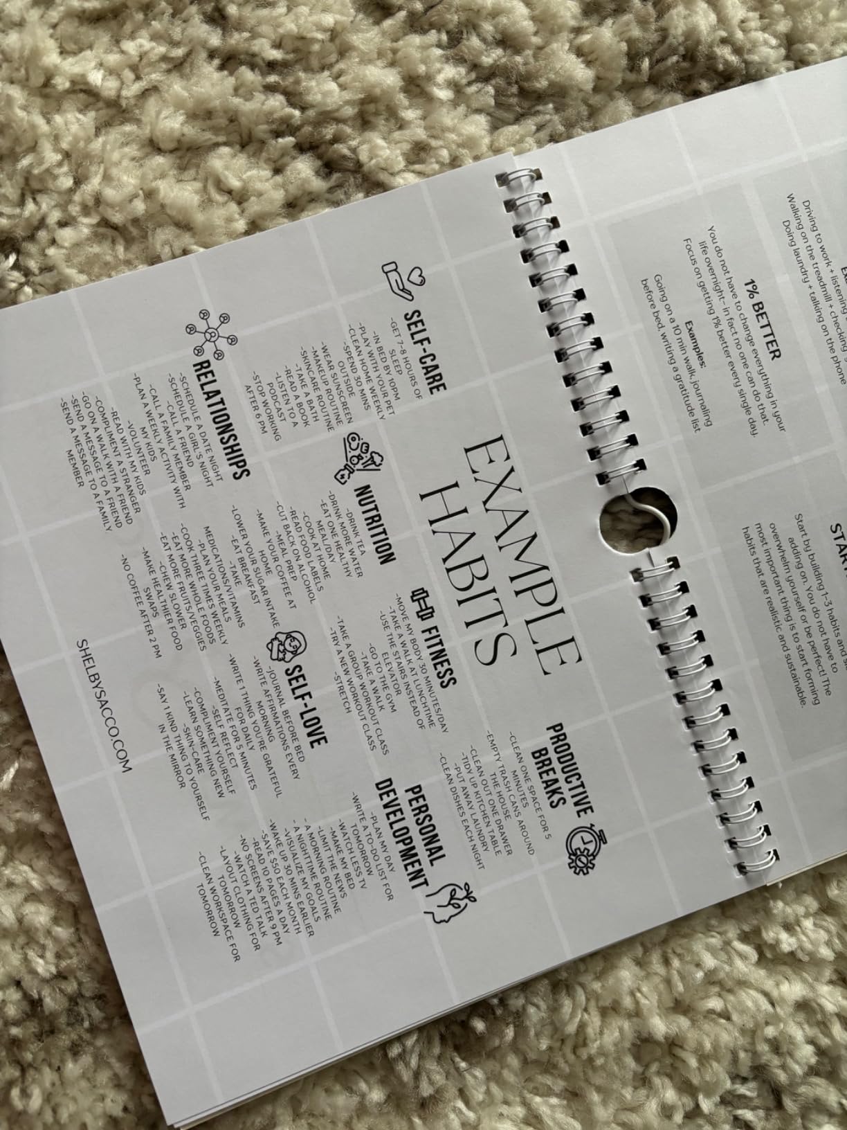 SAD TO SAVAGE Habit Tracker by Shelby Sacco - Daily Habit Tracker Journal with Affirmations and Educational Material on the Habit Loop for Creating Habits to Improve Your Life customer photo 1