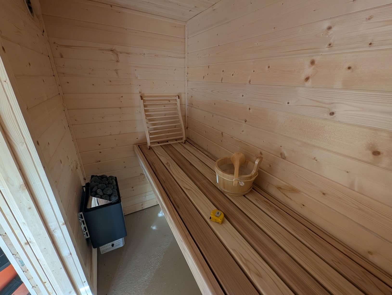 VEVOR 9KW Sauna Heater, Steam Bath Sauna Heater with Built-in Controls, Electric Sauna Stove, 3h Timer and Adjustable Temp for Max. 317-459 Cubic Feet, Home Hotel Spa Shower Use 220V FCC Certification customer photo 1
