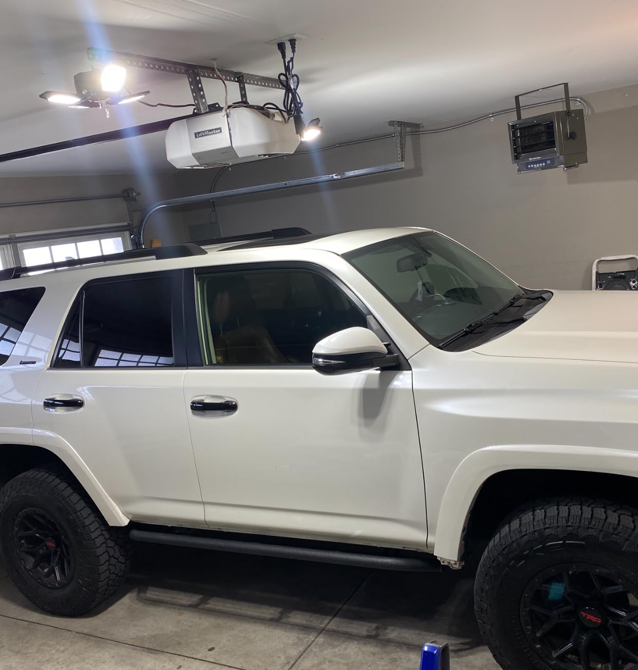 Hooke Road 4Runner Rock Sliders Tube Side Door Armor Rocker Guard Rails for 2010-2024 Toyota 4Runner 5th Gen (Exclude Limited, Nightshade, TRD Sport & 10-13 SR5) customer photo 1