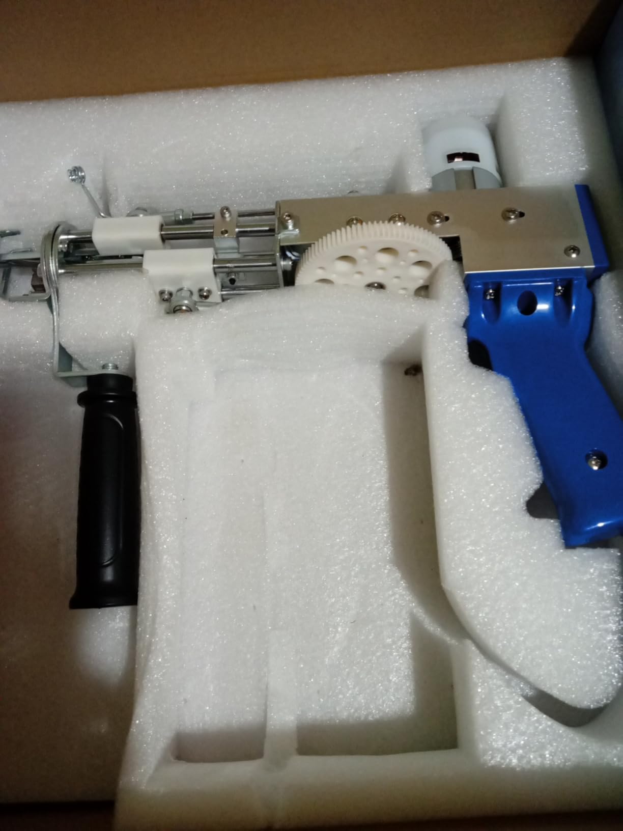 Rug Tufting Gun with Carpet Trimmer Kit, Tufting Gun Starter Kit Professional Tufting Rug Making Machine, 2 in 1 Cut Pile Loop Pile Tufting Gun Kits for Beginners customer photo 1