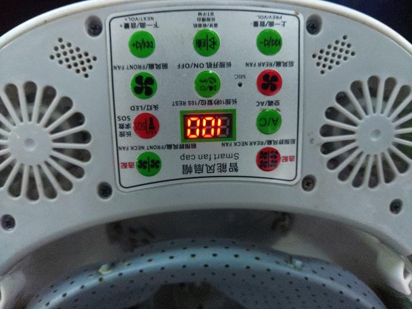 Smart Construction Hard Hat with 8 Fans and 2 Solar Panels, Bluetooth Music Safety Helmet, USB Charging Hard Hat customer photo 2