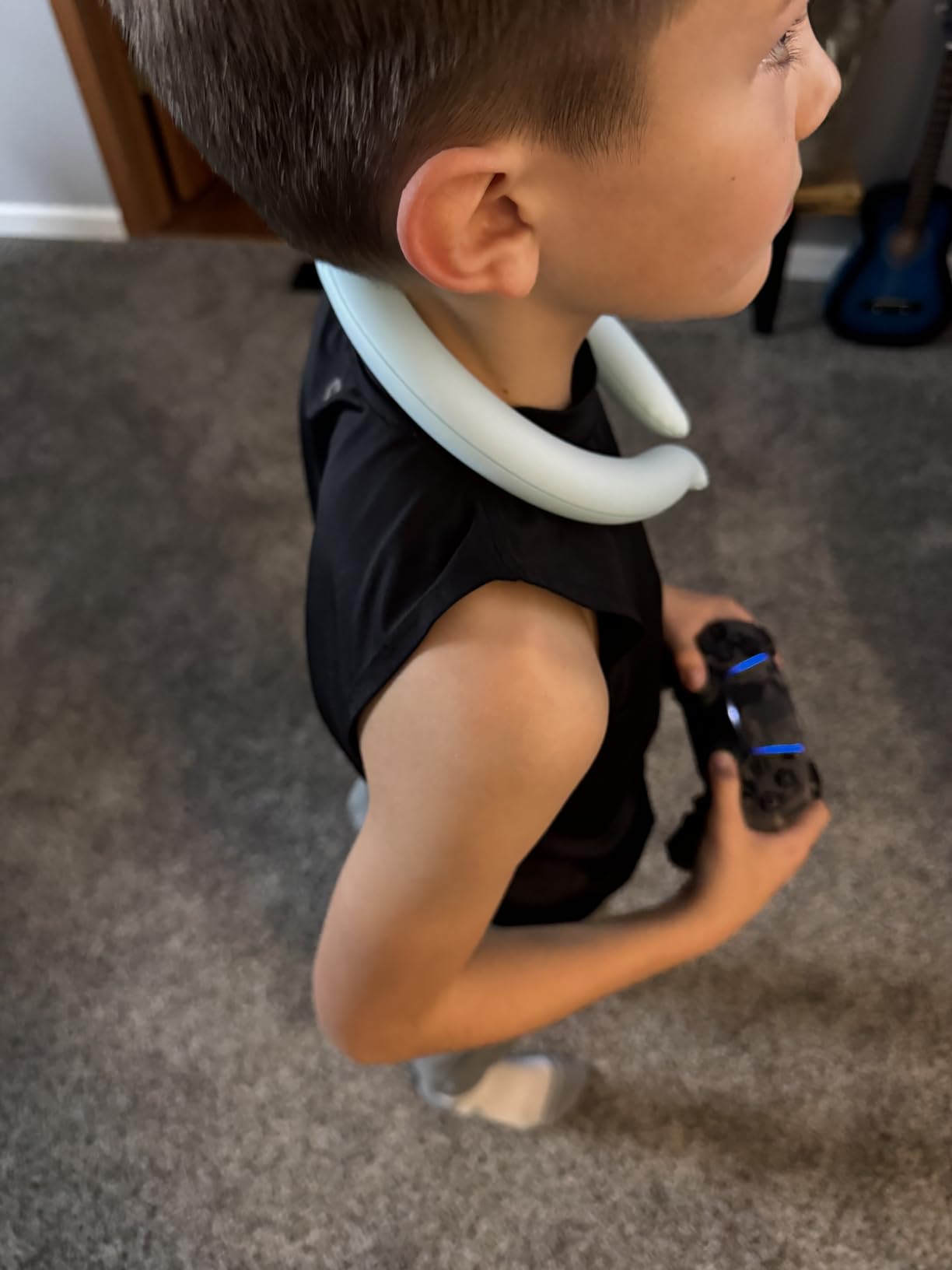 Neck Cooling Tube Wraps Ice Ring Neck Cooler Personal Ice Pack Wrap for Hot Weather Gel Reusable Wearable Gel Cooling for Summer Heat Hot Flashes Freezer Below 64.4℉ customer photo 1