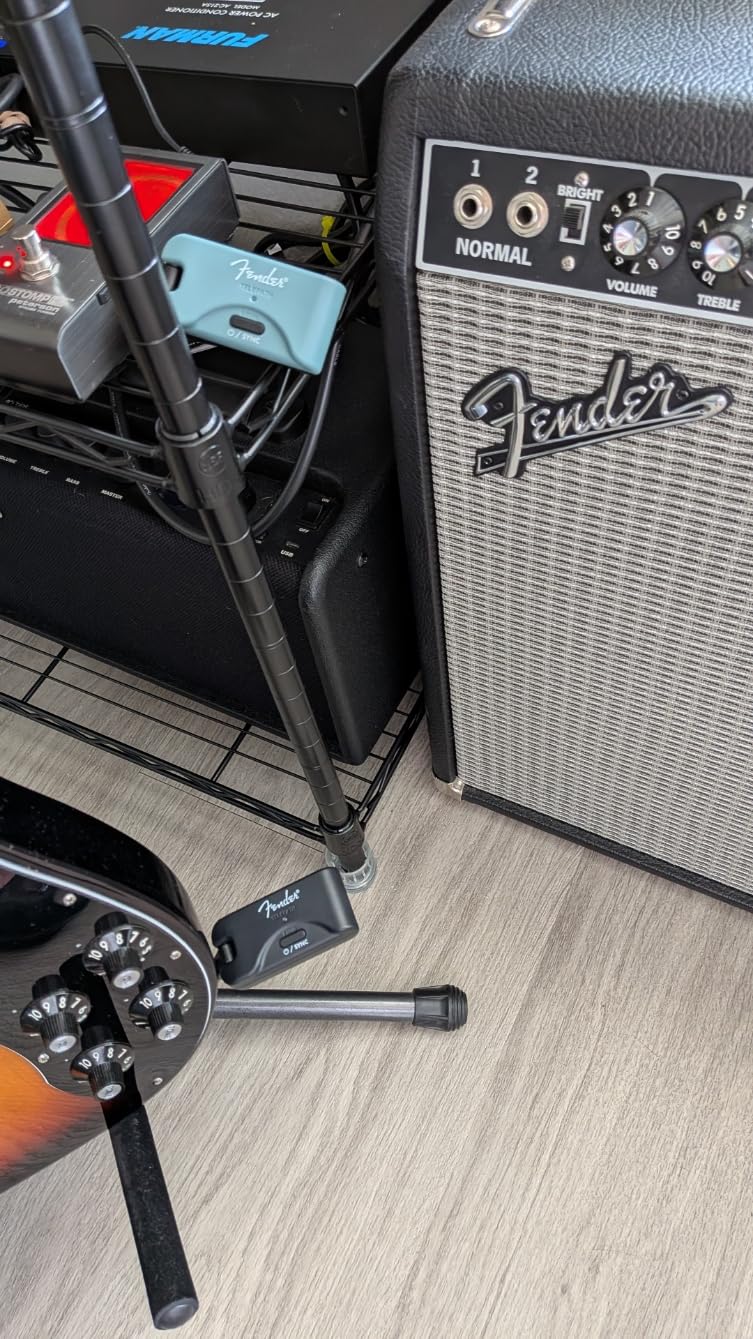 Fender Telepath Wireless System, 5.8GHz Digital, 70-Foot Range, 4ms Low Latency, Multi-Instrument Compatible, Mystic Ice Blue customer photo 2