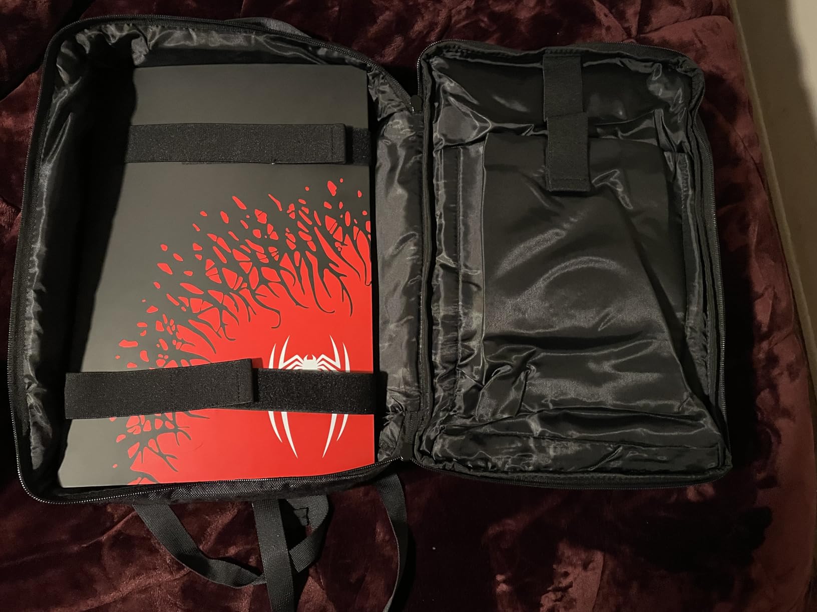 Game Console Backpack Compatible with PS5/PS5 Pro/PS5 Slim, Protective Carrying Case Compatible with Playstation5 Console, 15.6