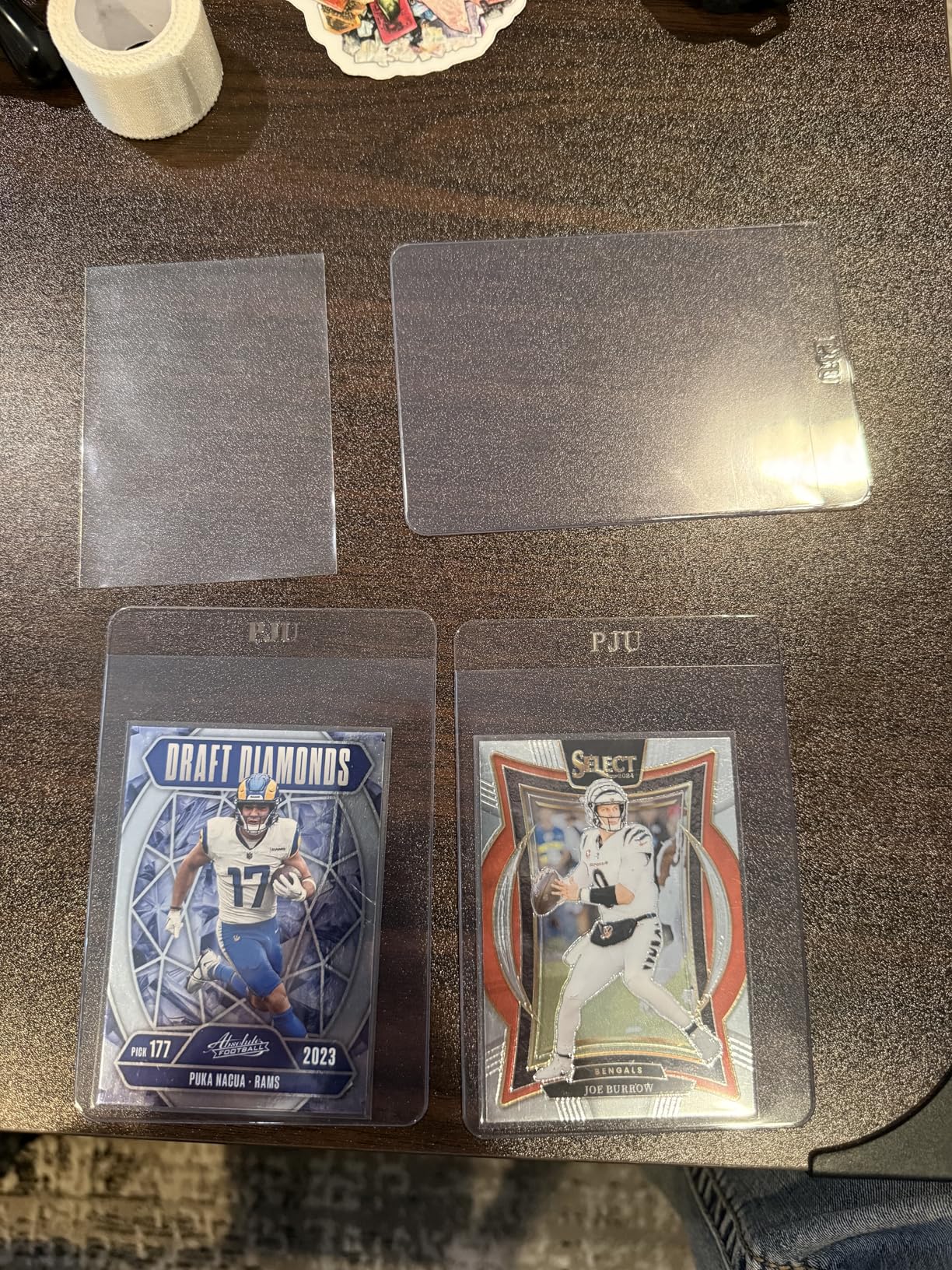 100ct Semi Rigid Card Holders & 100ct Card Sleeves for PSA, SGC, BGS, CSG Graded Card Submissions, Semi Rigid Baseball Cards Sleeves Protectors, PSA Graded Trading Cards Sleeve customer photo 1