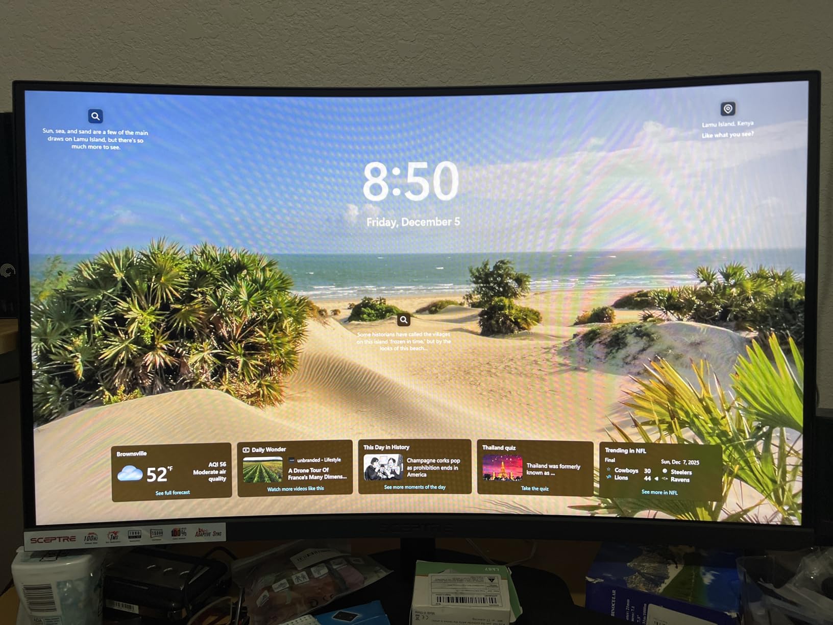 2-Pack Curved 27 Inch FHD 100Hz Computer Monitor, HDMI X2, R1500, 1ms, 100% sRGB, Built-in Speakers, Wall Mount, Tilt, Professional and Gaming, Machine Black customer photo 2