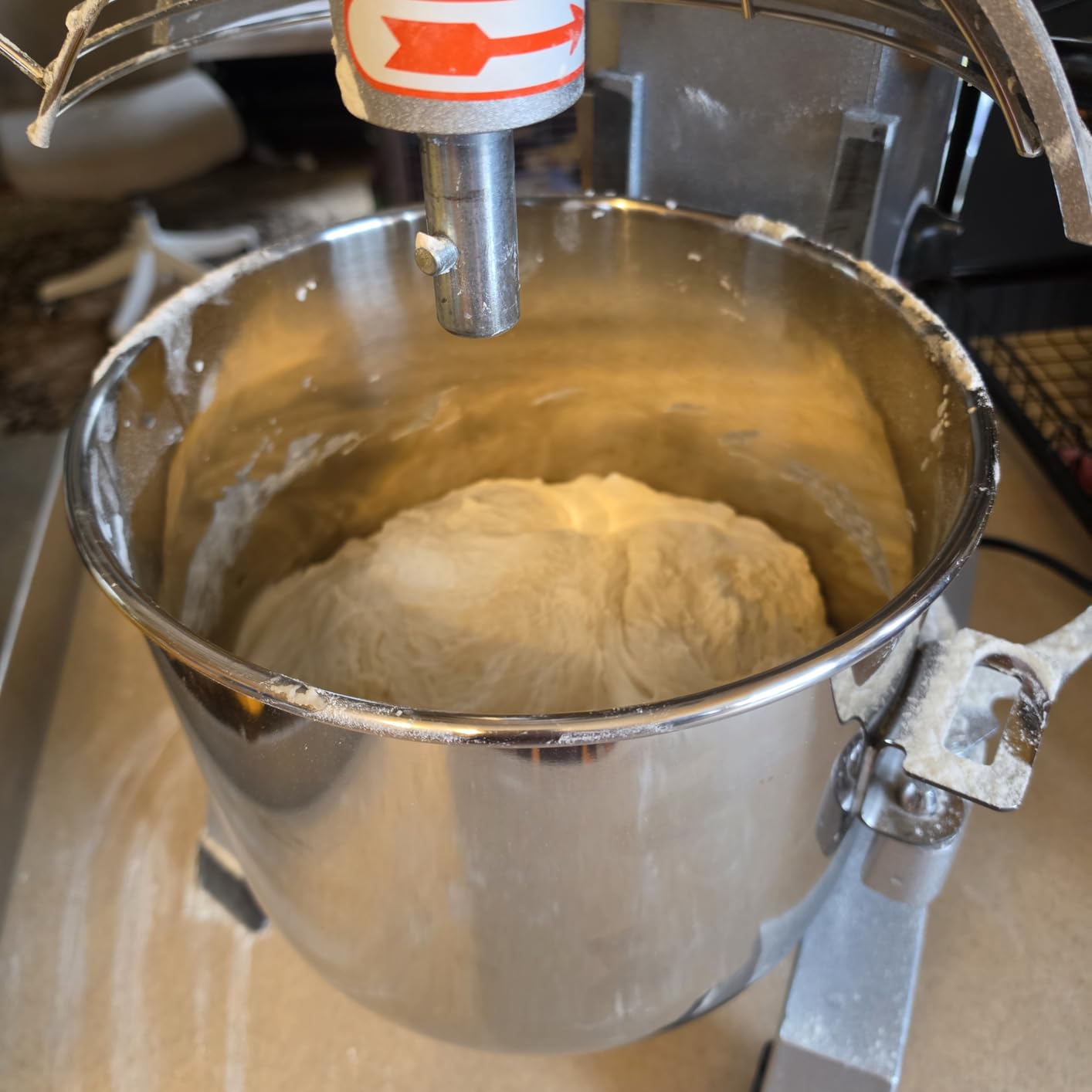 VEVOR Commercial Food Mixer, 20Qt Commercial Mixer with Timing Function, 750W Stainless Steel Bowl Heavy Duty Electric Food Mixer with 3 Speeds Adjustable 108/199/382 RPM customer photo 1