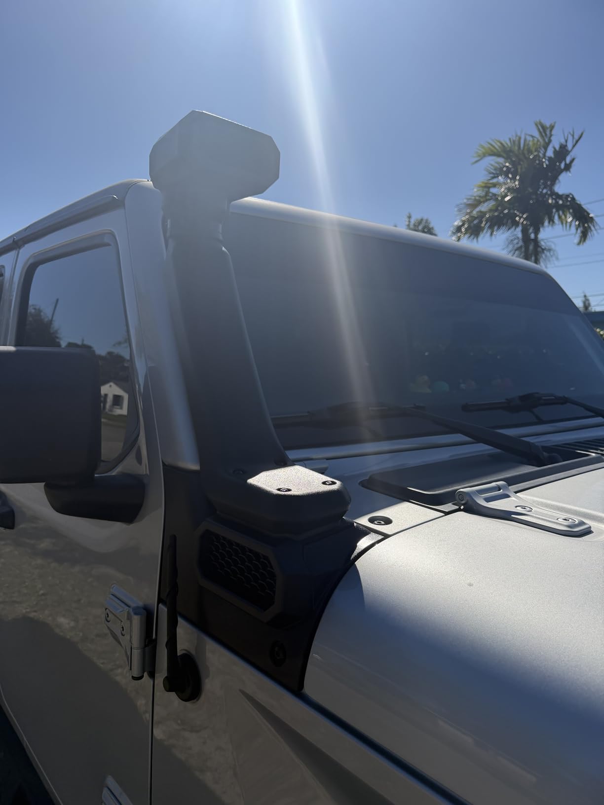 Car Snorkel Kit Fit for Jeep for Wrangler 2018-2021, 18-23 for Jeep for Wrangler JL New Cold Air Ram Intake Snorkel Kit OffRoad 2.0L 3.6L, for Jeep for Gladiator 2020-2023 customer photo 2