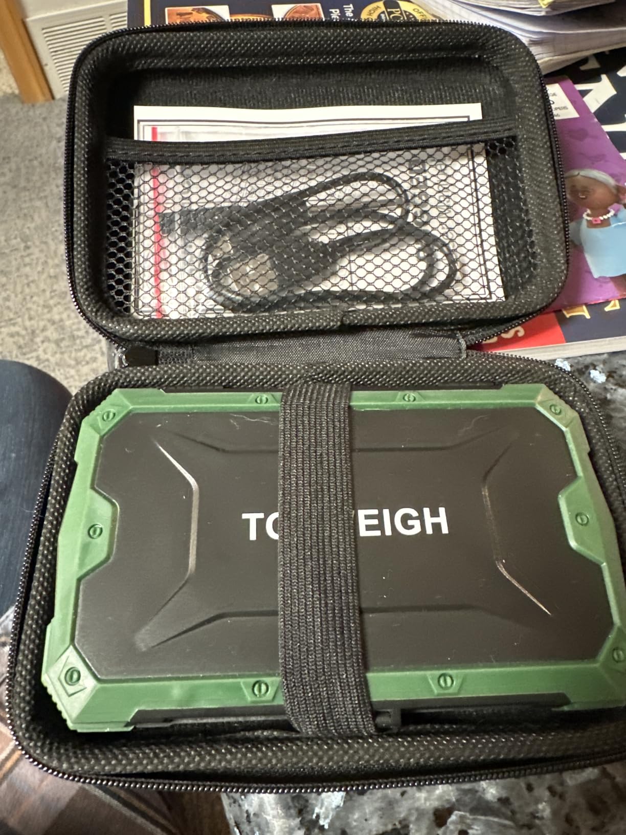 Pocket Scale, Dual Powered, Precision Gram Jewelry Scale with Zipper Case, Digital Small Coin Scale, Large Backlight Display, 500g x 0.01g, 6 Weighing Units, Cal Weight, USB Cable Included customer photo 1