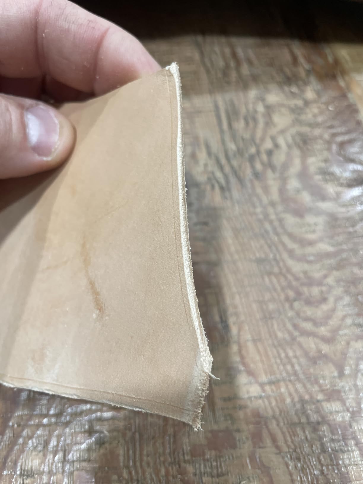 Leather Edge Skiving Beveler Tool 5 Set, Leather Cutting Knife, French Beveler, Wide Mouth Leathercraft Edge Skiving Beveler Leather Trimmer with Wooden Handle Four Sizes (4mm, 6mm, 8mm and 10mm) customer photo 2