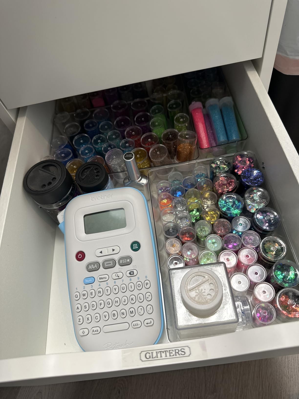 Brother P-Touch PT-N10 Personal Handheld Label Maker, Portable and Prints, P-Touch Btag 12mm Wide Color Personalized Label Tapes customer photo 1