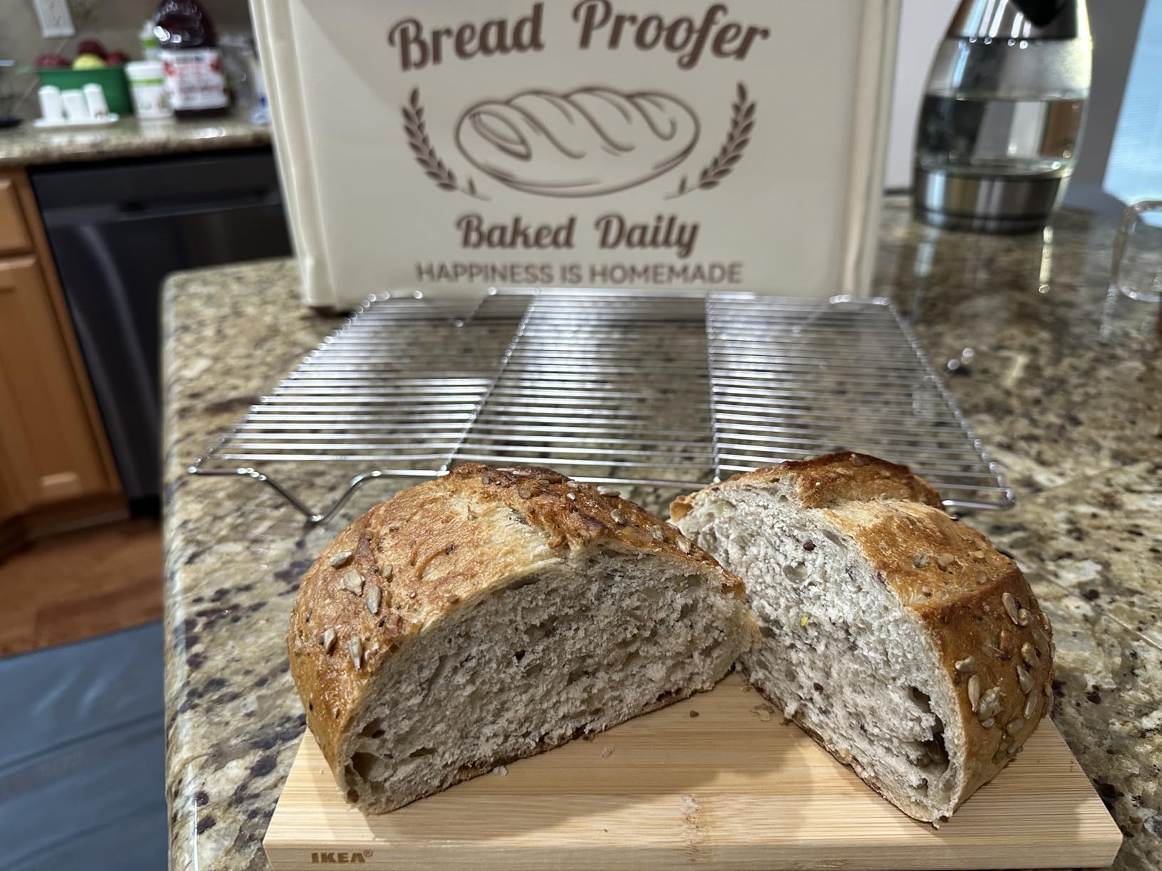 Folding Bread Proofing Box with 50-113°F Temp Control & 48H Timer customer photo 1