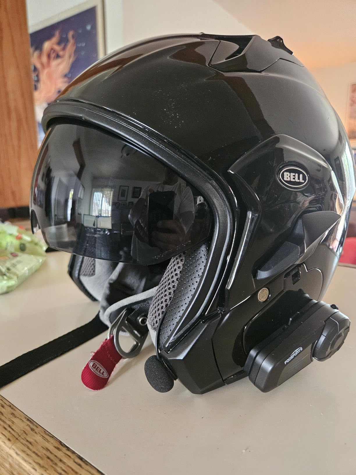 Fodsports FX-S Motorcycle Bluetooth Headset V5.4, 2-Way Helmet Intercom Communication System with IP67 Waterproof, CVC Noise Cancellation, Hands-Free customer photo 2