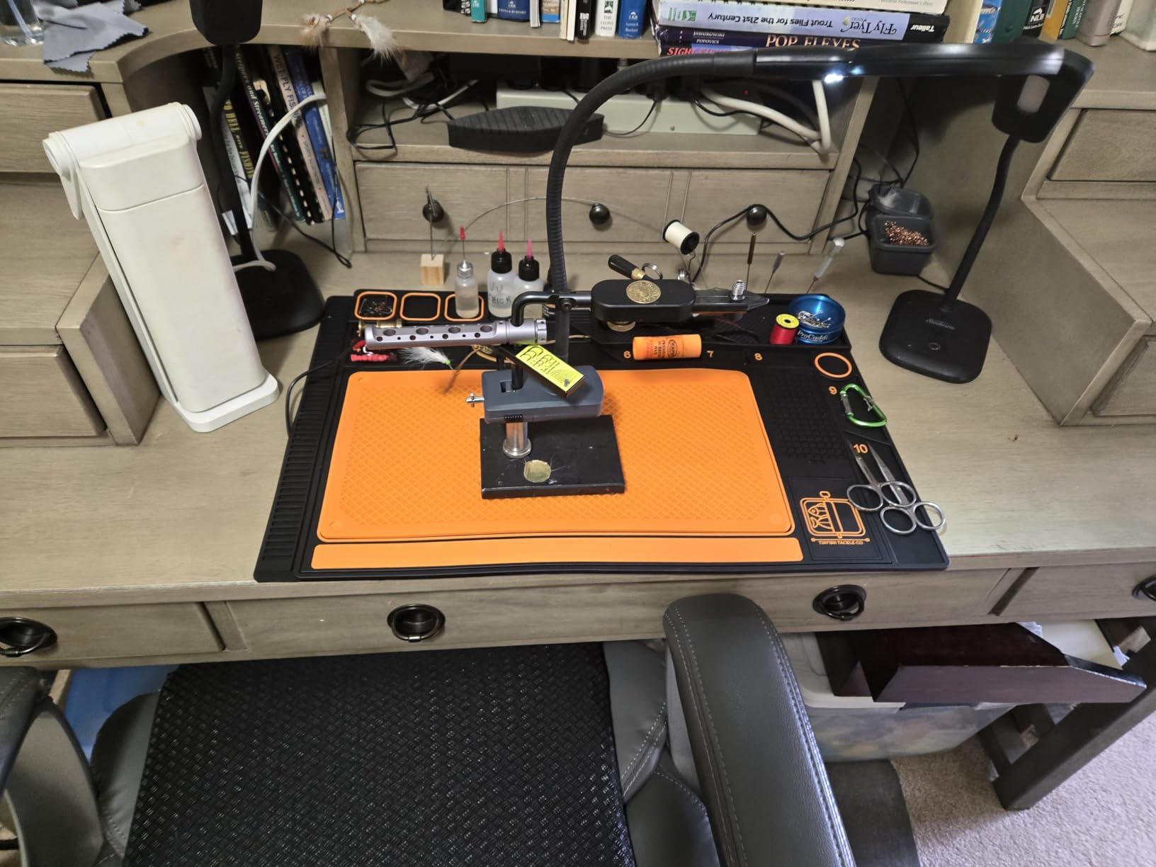 Tinfish Tackle Co. Fly Tying Mat | Fly Tying Material Organizer | Mat Only | No Fly Tying Vise or Tools customer photo 1