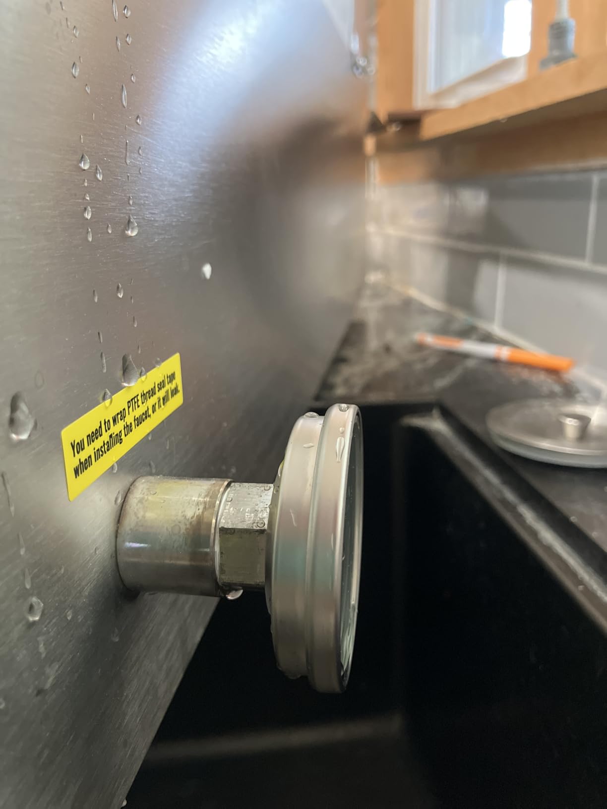 VEVOR Maple Syrup Evaporator Pan, 35 Gallon, 36 x 24 x 9.5 Inch Maple Syrup Pan, 304 Stainless Steel Maple Syrup with 2 Valves and 3 Heating Methods, for Home, Outdoor customer photo 2