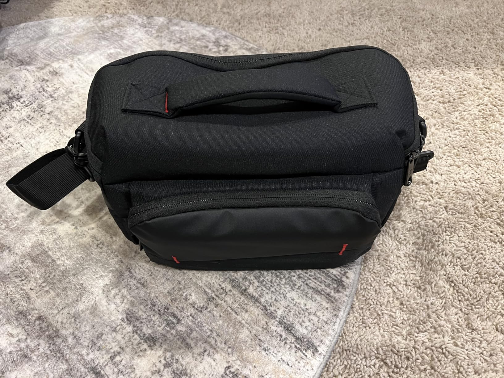 LUXJA Carrying Case Compatible with Nintendo Switch / Steam Deck / PlayStation Portal, Multiple Pockets Shoulder Bag for Console Dock, Joy-Cons, Game Cards and More Accessories, Black customer photo 1