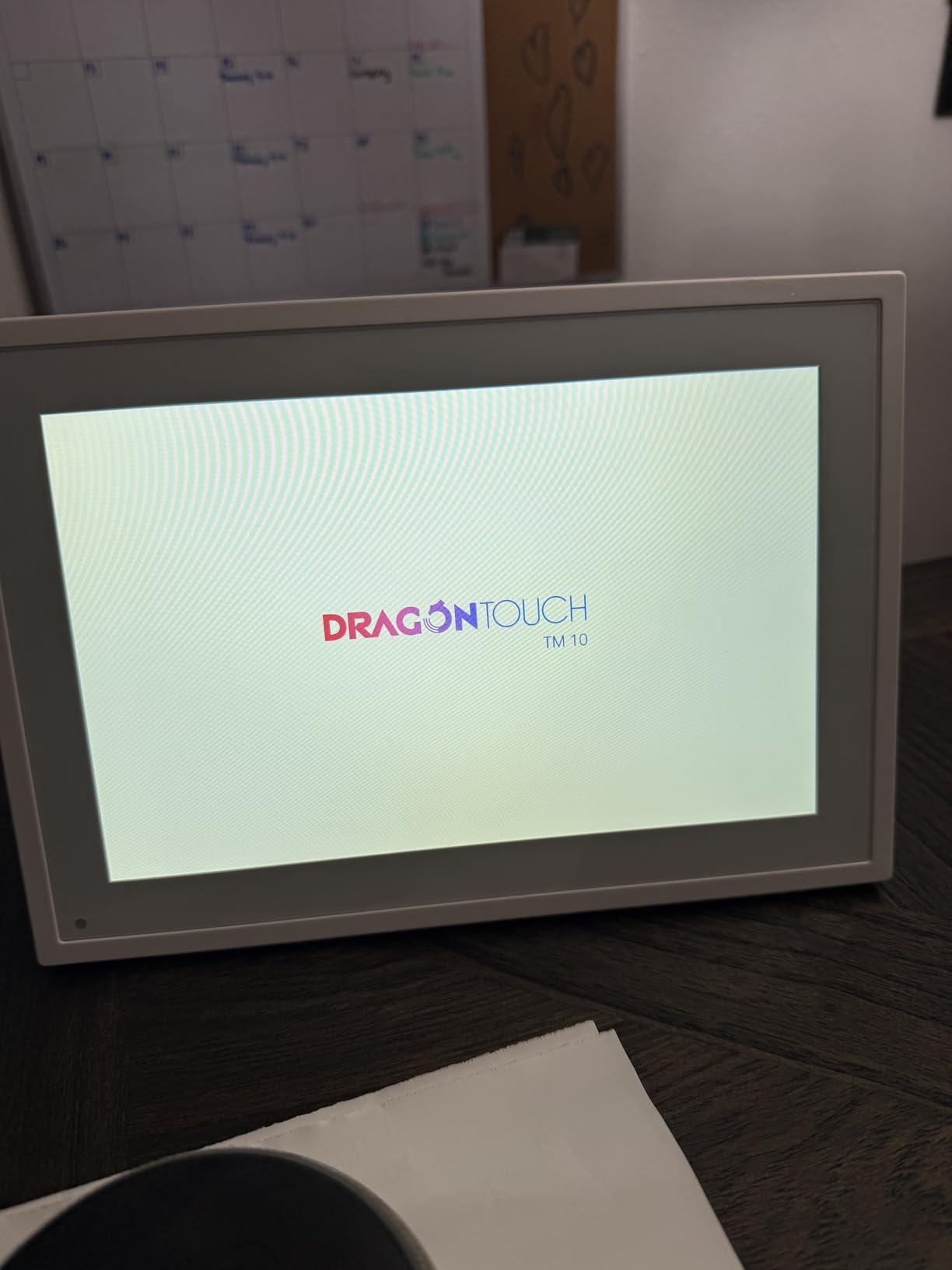 Dragon Touch 10.1 inch Digital Calendar Chore Chart - Interactive Touchscreen, Smart Family Planner, Hearth Display Desk Digital Calendar Best Gifts for Christmas, Wedding, Mom customer photo 2