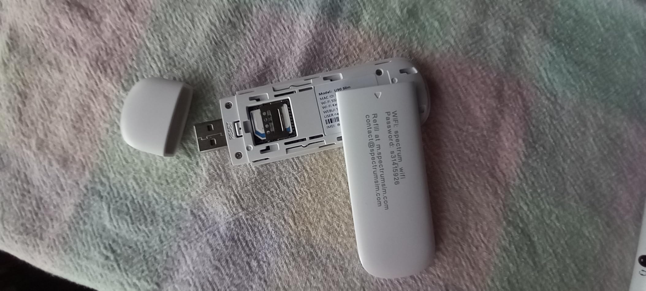 4G LTE USB Cellular WiFi Hotspot with SIM Card - Creates WiFi from Mobile Data, Not a USB WiFi Adapter - Portable Travel Modem - North America/EU - Subscription Required customer photo 1