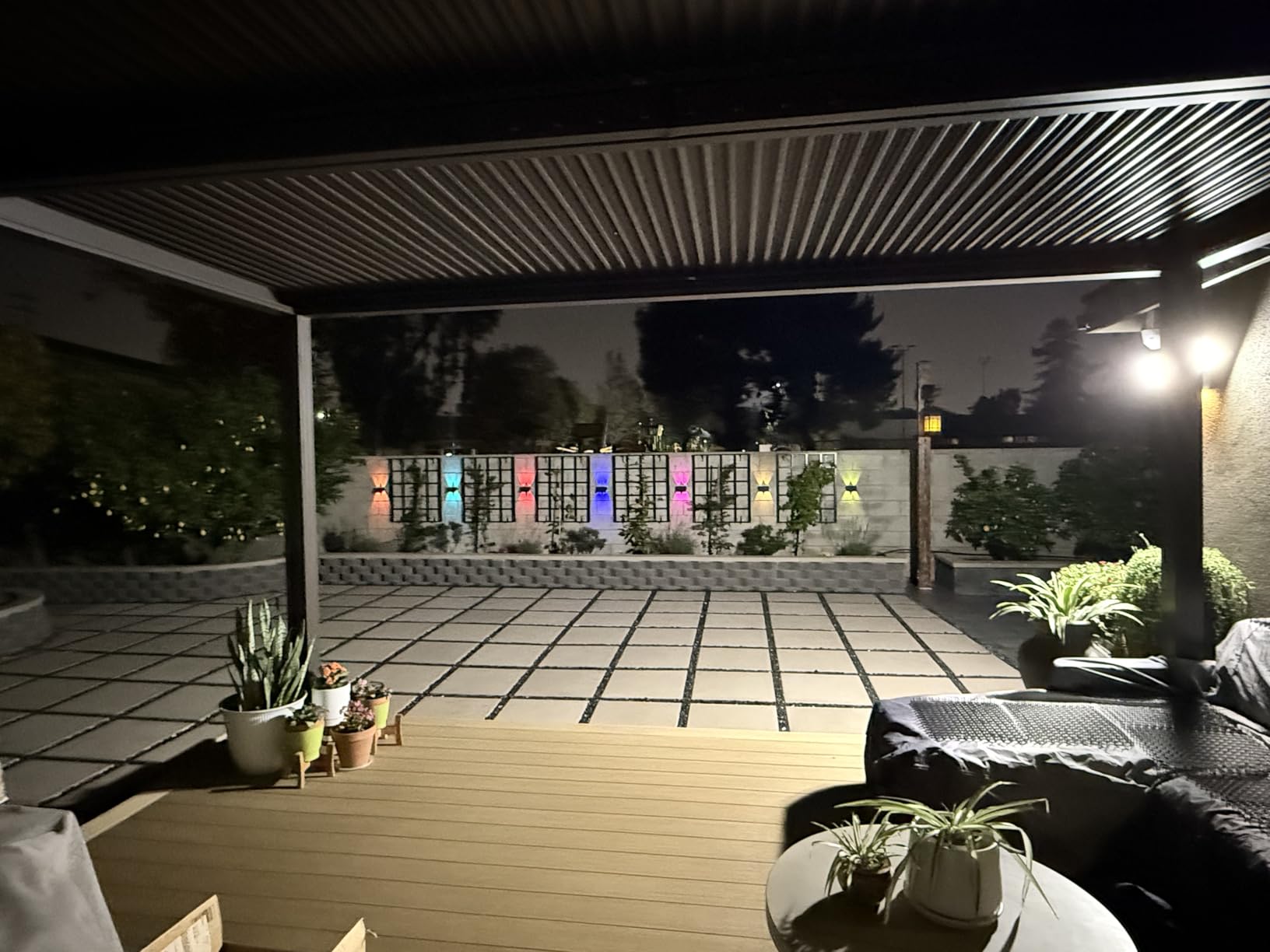 PURPLE LEAF Louvered Pergola 10' x 16' Outdoor Hardtop Gazebo Sun Shade with Adjustable Canopy Patio Aluminum Retractable Roof for Outside Deck Backyard Pavilion Bronze customer photo 1