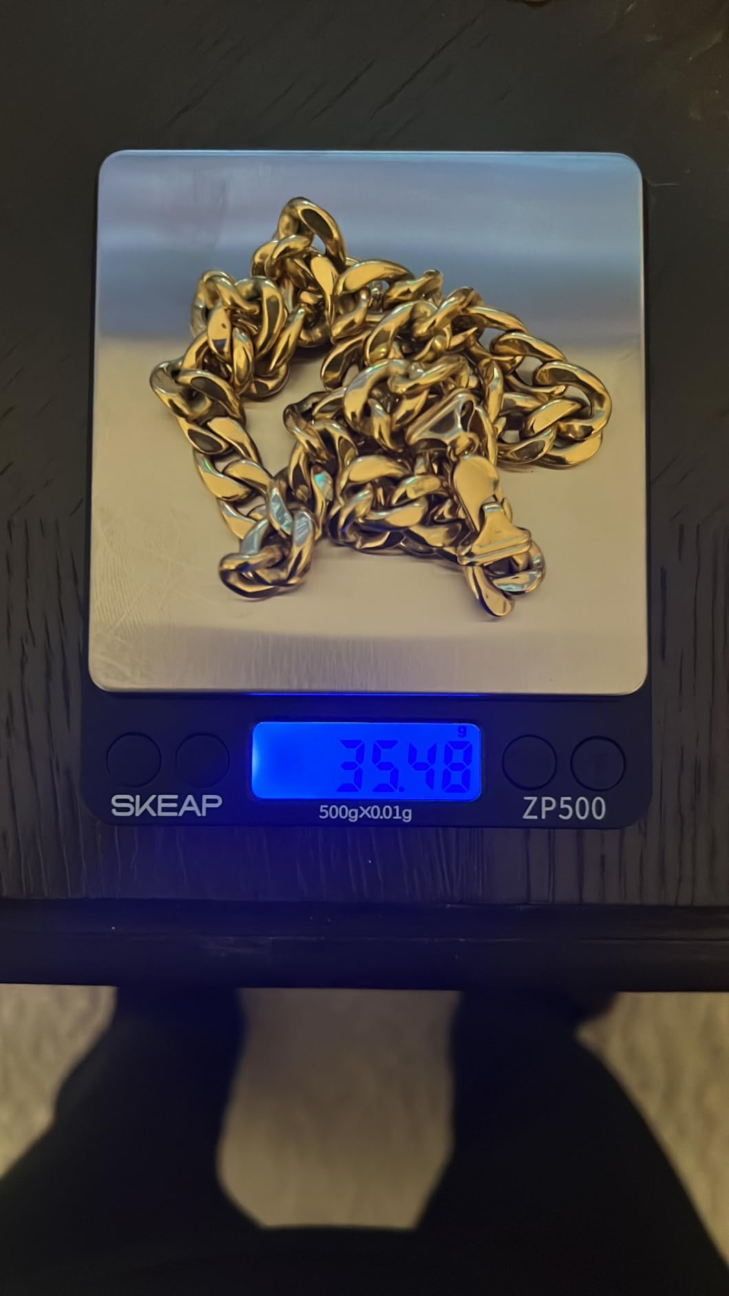 SKEAP Digital Jewelry Scale - 500g x 0.01g Precision Gold Scale for Jewelers & Collectors, Digital Coin Scale with Backlit LCD, Tare Function- Ideal for Gemstones, Bullion & Coins customer photo 1