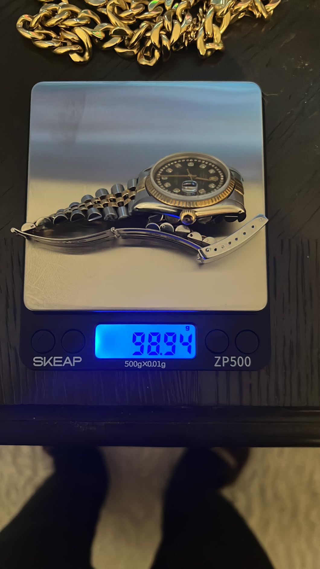 SKEAP Digital Jewelry Scale - 500g x 0.01g Precision Gold Scale for Jewelers & Collectors, Digital Coin Scale with Backlit LCD, Tare Function- Ideal for Gemstones, Bullion & Coins customer photo 2