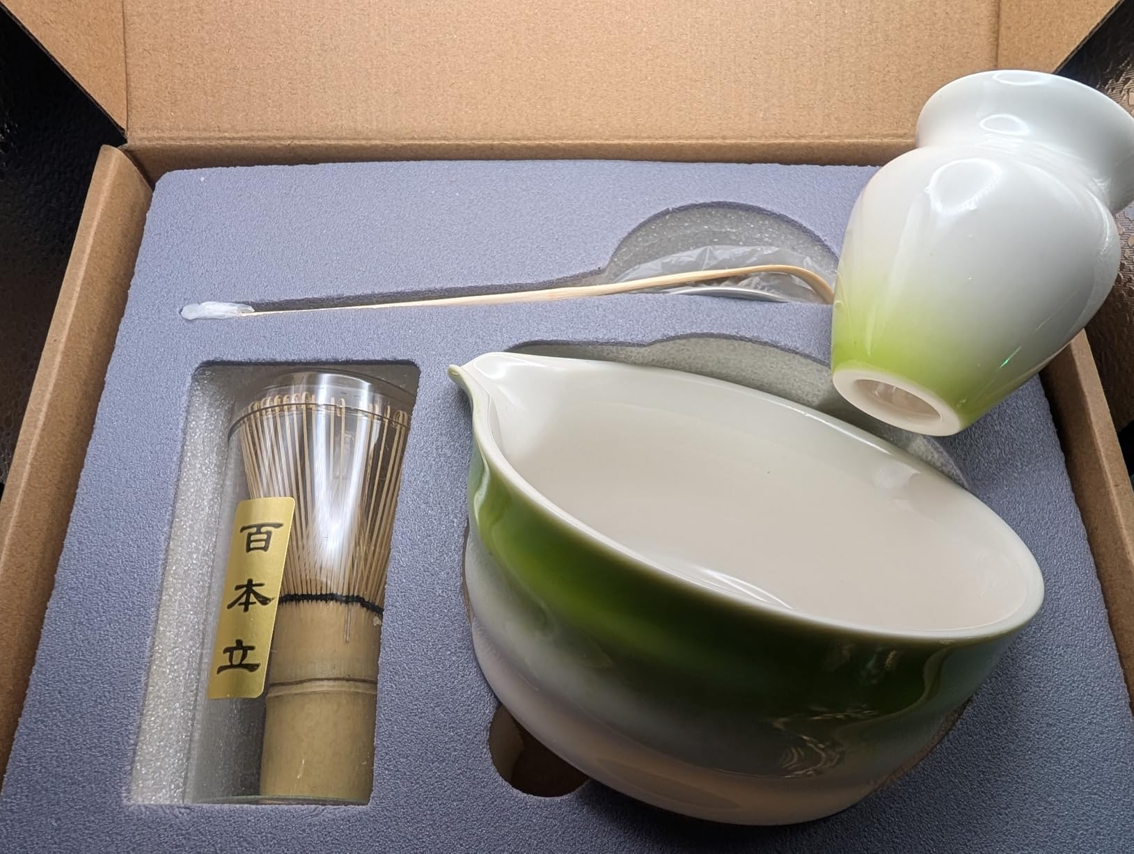 Matcha Whisk Set - Premium Complete Ceremonial Grade Matcha Set with Bamboo Whisk, Matcha Bowl with Spout, Scoop, Sifter & Holder - Authentic Japanese Tea Kit for Traditional Tea Preparation customer photo 2